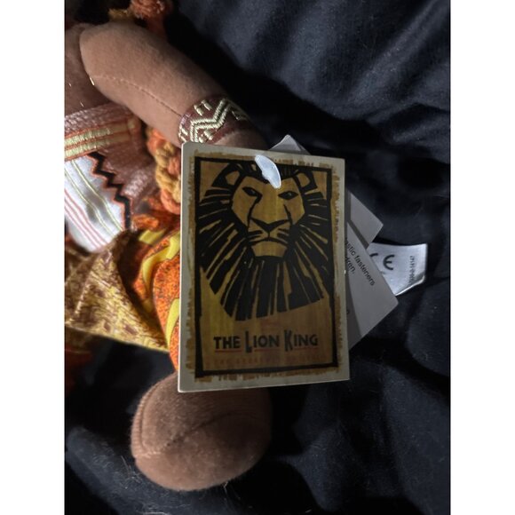 The Lion King Broadway Musical Simba Plush Toy 9" Tall Disney Collectible - Picture 3 of 12